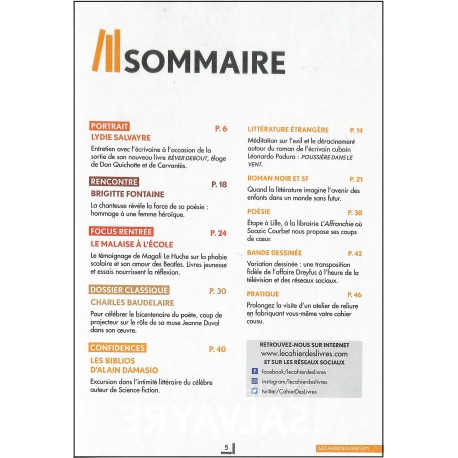 LE CAHIER DES LIVRES |Premier Numéro