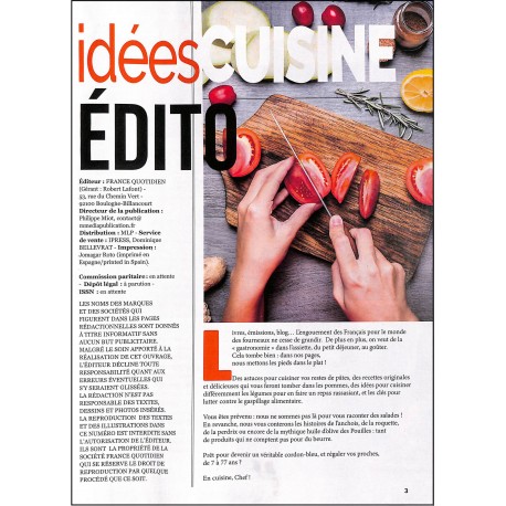 IDÉES CUISINE |Premier Numéro
