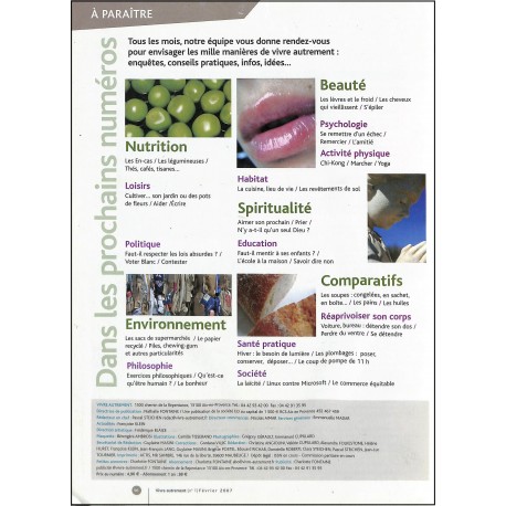 VIVRE AUTREMENT Magazine |Premier Numéro