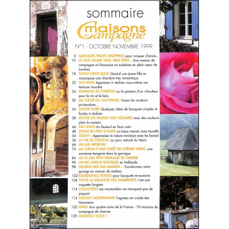 MAISON DE COMPAGNE |Premier Numéro