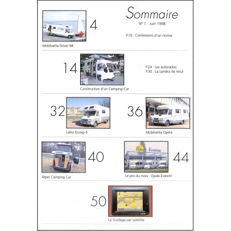 TOP CAMPING CAR MAGAZINE |Premier Numéro