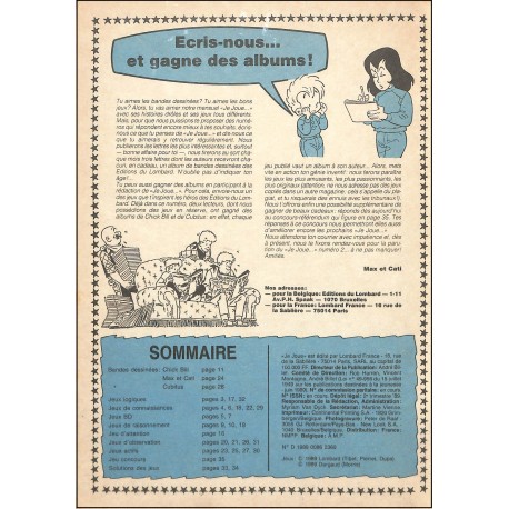 JE JOUE... |Premier Numéro