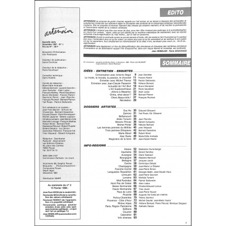 artension |Premier Numéro