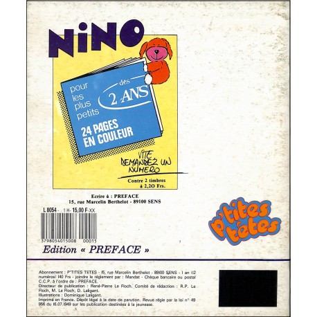 P'TITES TÊTES |Premier Numéro