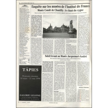 LE JOURNAL DES ARTS |Premier Numéro