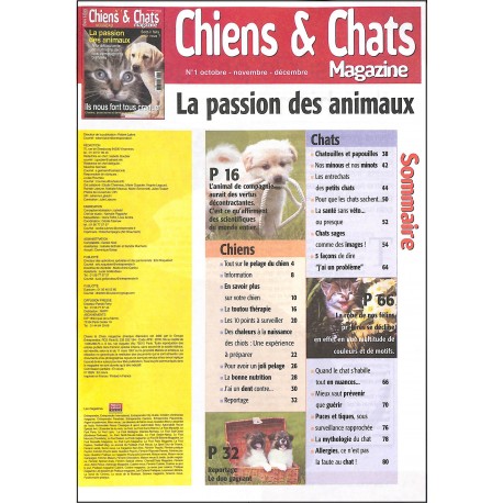 CHIENS & CHATS MAGAZINE |Premier Numéro