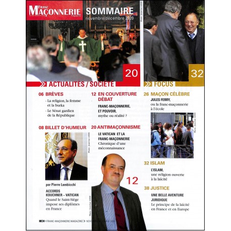 FRANC MAÇONNERIE |Premier Numéro