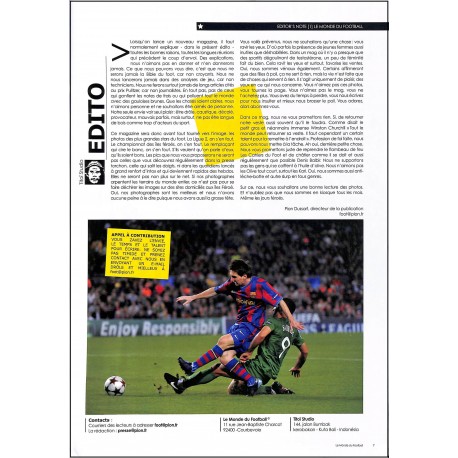 LE MONDE DU FOOTBALL |Premier Numéro