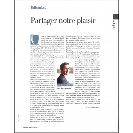 SEINES |Premier Numéro