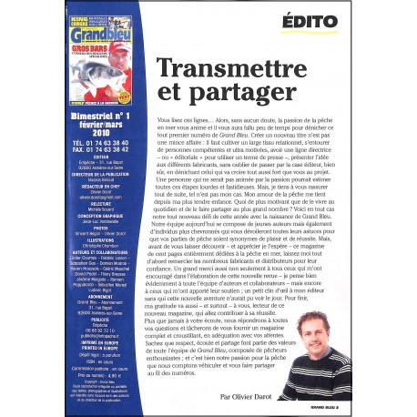 GRAND BLEU |Premier Numéro