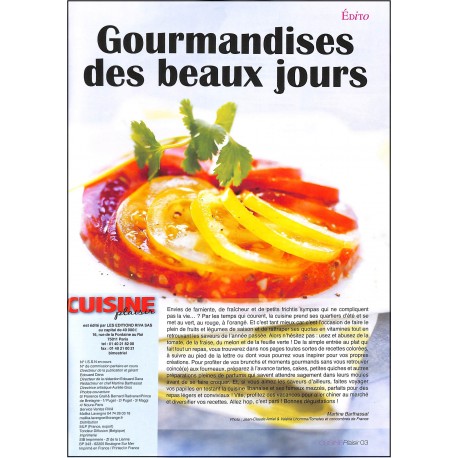 CUISINE PLAISIR |Premier Numéro