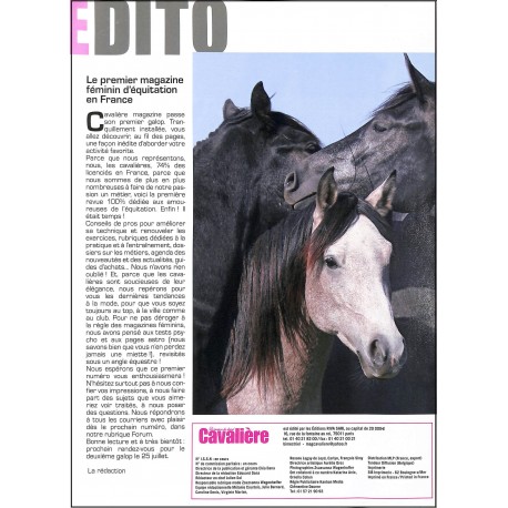 CAVALIÈRE |Premier Numéro