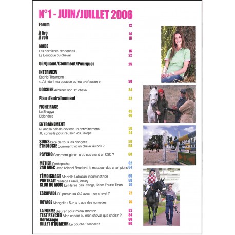 CAVALIÈRE |Premier Numéro