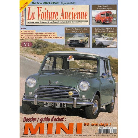 LE JOURNAL DE LA VOITURE ANCIENNE |Premier Numéro