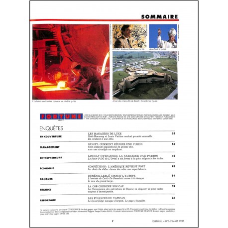 FORTUNE FRANCE |Premier Numéro