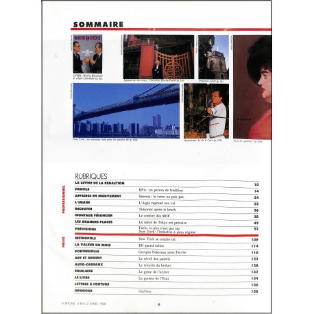 FORTUNE FRANCE |Premier Numéro