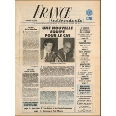 FRANCE INDÉPENDANTE |Premier Numéro