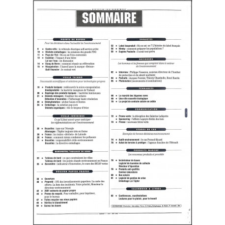 DECISION ENVIRONEMENT |Premier Numéro