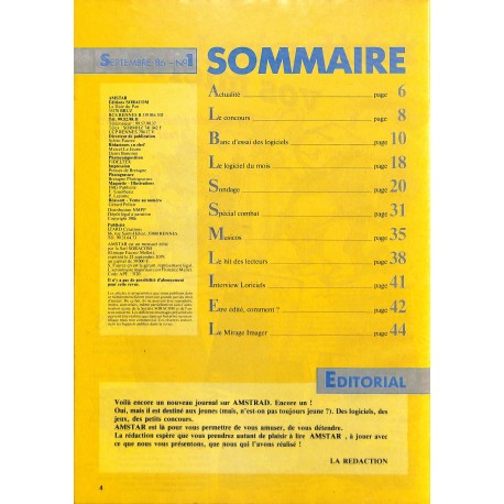 AMSTAR |Premier Numéro