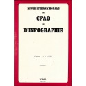 REVUE INTERNATIONALE DE CFAO ET D'INFOGRAPHIE |Premier Numéro