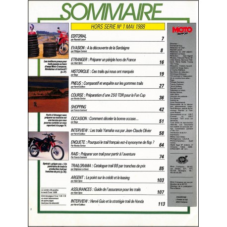 MOTO CRAMPONS |Premier Numéro