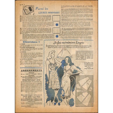 LE PETIT ECHO DE LA MODE |Premier Numéro