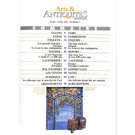 Arts & Antiquites intarnational |Premier Numéro