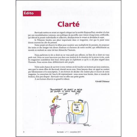 BARRICADE |Premier Numéro