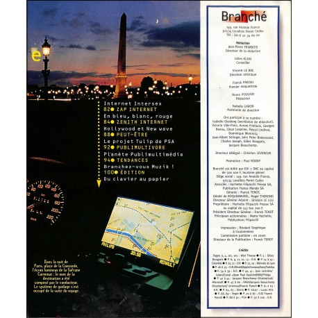 BRANCHÉ |Premier Numéro