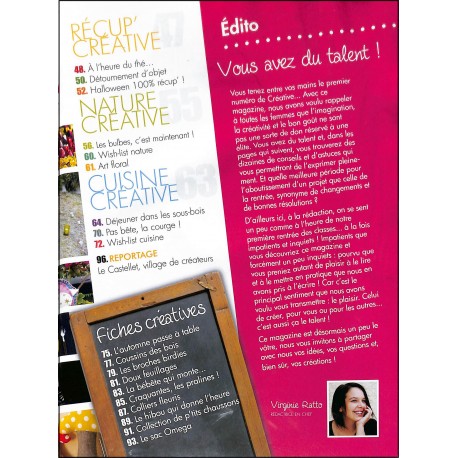 CRÉATIVE |Premier Numéro