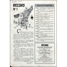 RECORD |Premier Numéro 2