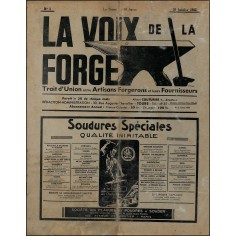 LA VOIX DE LA FORGE |Premier Numéro