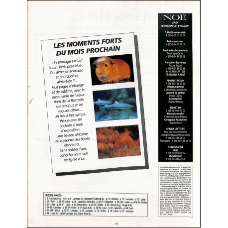 NOÉ |Premier Numéro