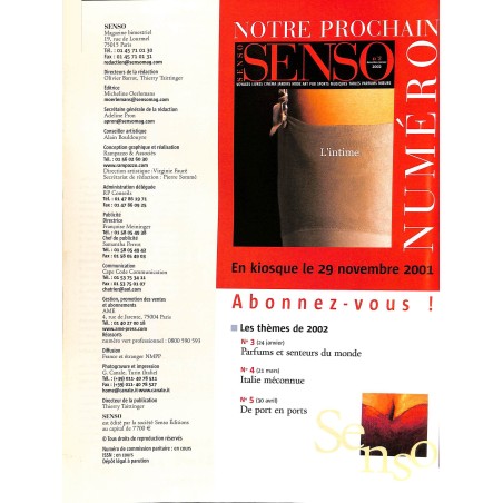 SENSO |Premier Numéro