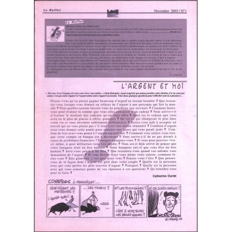 LE RAFFUT |Premier Numéro