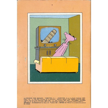 LA PANTHERE ROSE |Premier Numéro