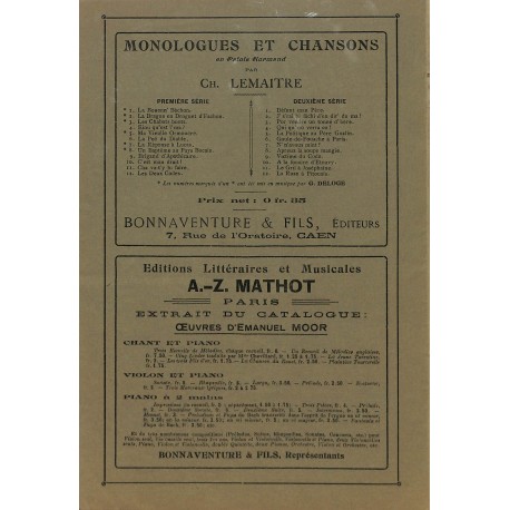 LA GAZETTE MUSICALE |Premier Numéro