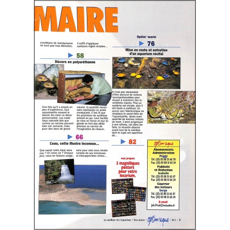 OPTIM'AQUA |Premier Numéro