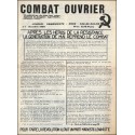 COMBAT OUVRIER |Premier Numéro