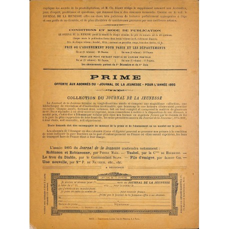 LE JOURNAL DE LA JEUNESSE |Premier Numéro