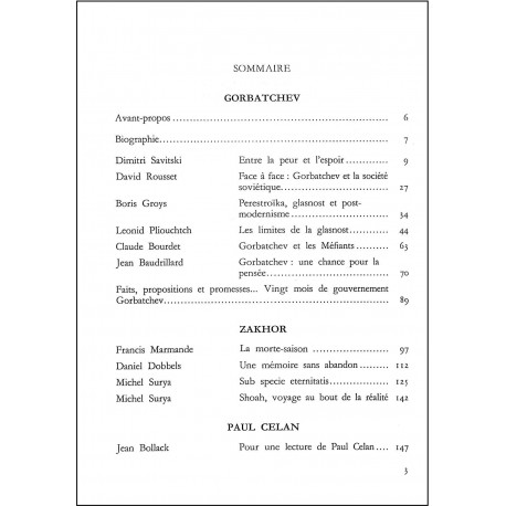 LIGNES |Premier Numéro