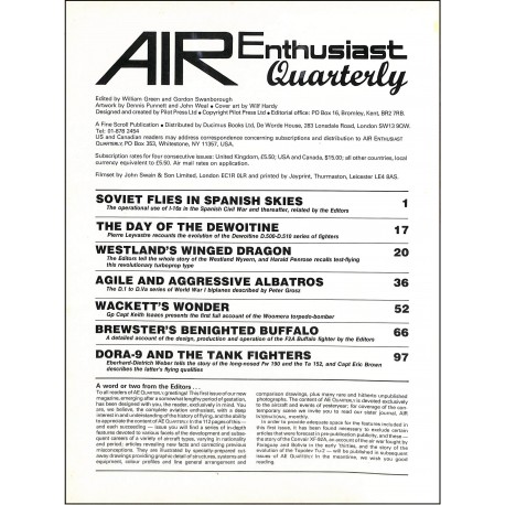 AIR ENTHUSIAST QUARTERLY |Premier Numéro