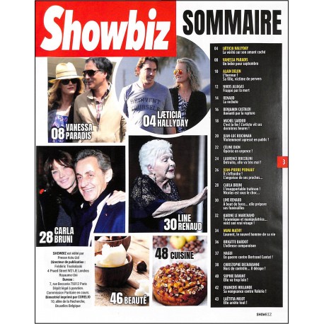 SHOWBIZ |Premier Numéro