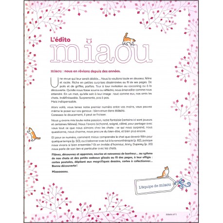 MIAOU |Premier Numéro