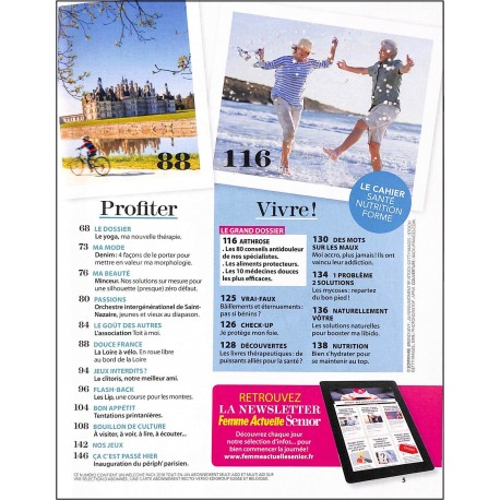 FEMME ACTUELLE SENIOR |Premier Numéro