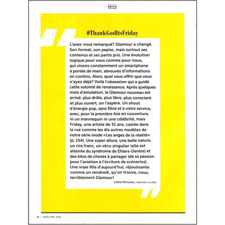 GLAMOUR |Premier Numéro