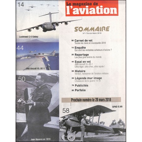 LE MAGAZINE DE L'AVIATION |Premier Numéro