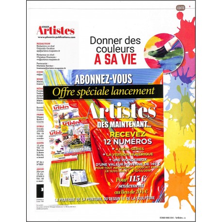 ARTISTES |Premier Numéro