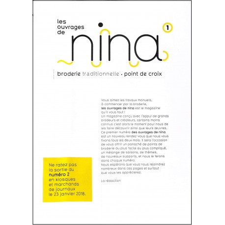 LES OUVRAGES DE NINA |Premier Numéro