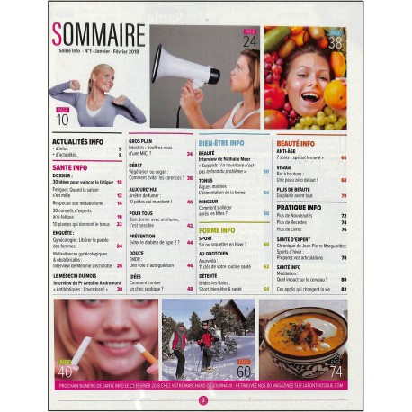 SANTÉ INFO |Premier Numéro